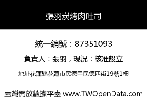 張羽炭烤肉吐司