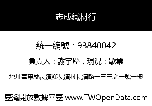 志成鐵材行