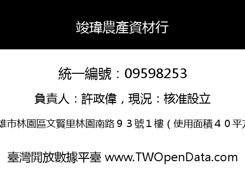 竣瑋農產資材行