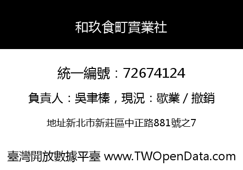 和玖食町實業社