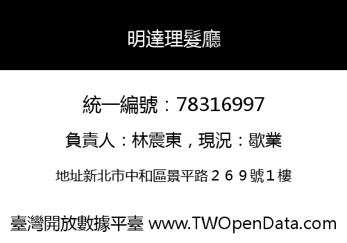 明達理髮廳