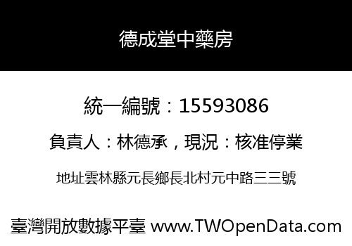 德成堂中藥房
