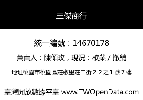 三傑商行