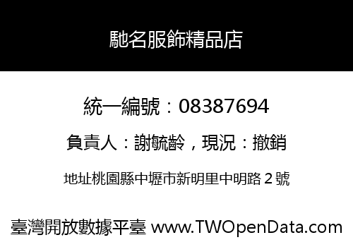 馳名服飾精品店
