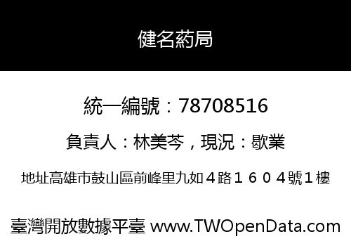 健名葯局