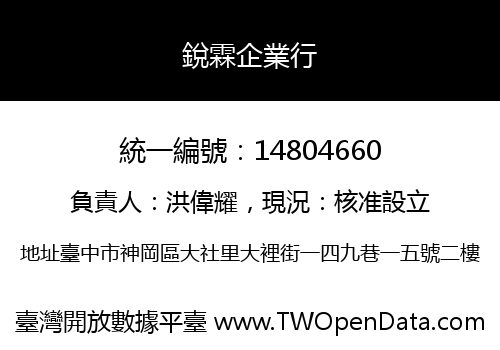 銳霖企業行