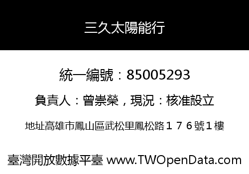 三久太陽能行
