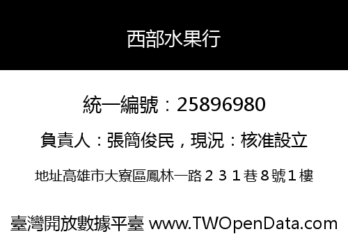 西部水果行