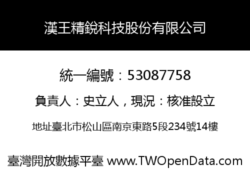 漢王精銳科技股份有限公司