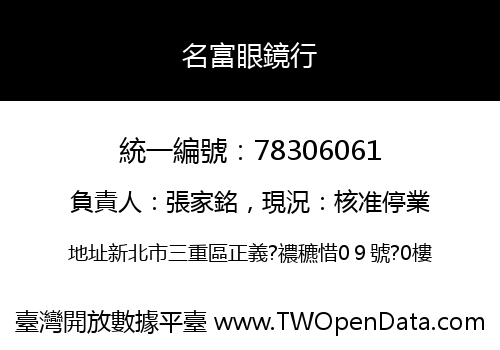 名富眼鏡行