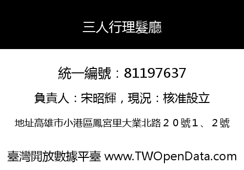 三人行理髮廳