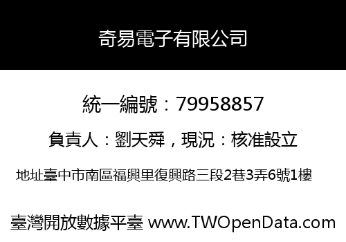 奇易電子有限公司