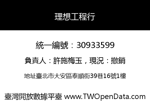 理想工程行