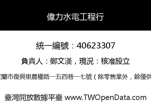 偉力水電工程行