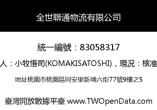 全世聯通物流有限公司