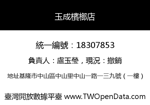 玉成檳榔店