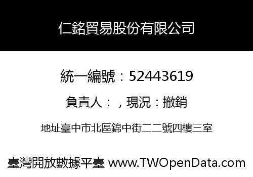 仁銘貿易股份有限公司