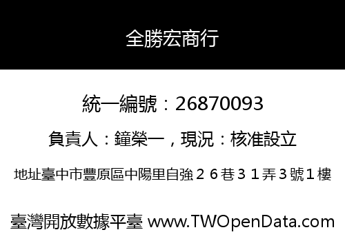 全勝宏商行