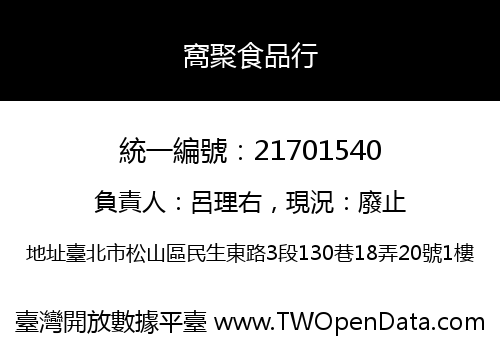 窩聚食品行