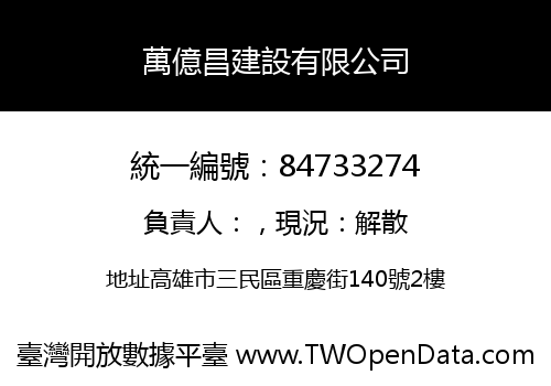 萬億昌建設有限公司