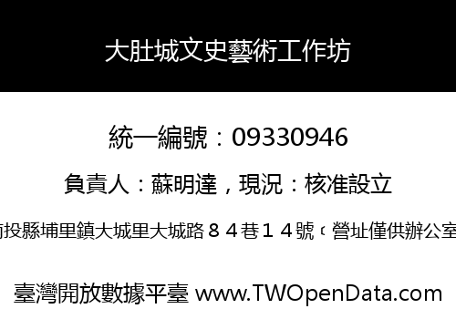 大肚城文史藝術工作坊