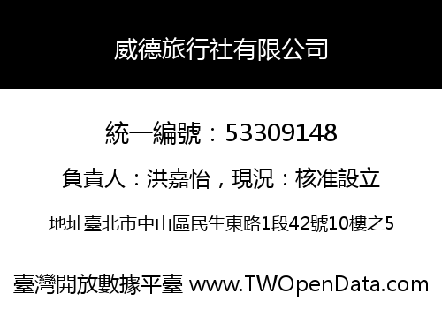 威德旅行社有限公司