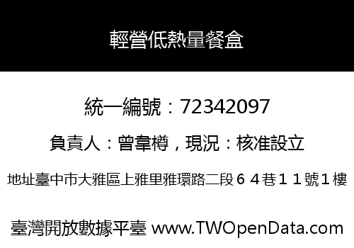 輕營低熱量餐盒