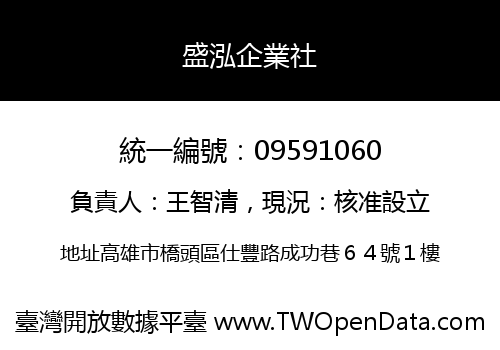 盛泓企業社