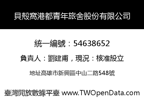 貝殼窩港都青年旅舍股份有限公司