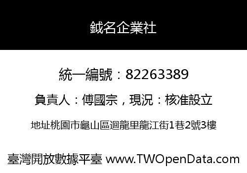 鉞名企業社