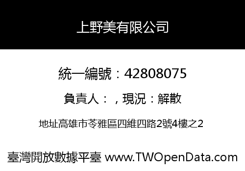 上野美有限公司