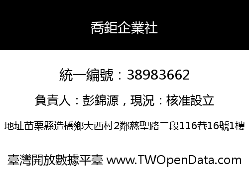 喬鉅企業社