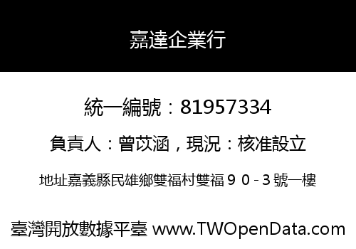 嘉達企業行