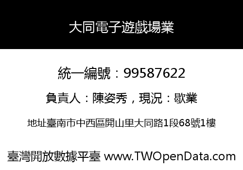 大同電子遊戲場業
