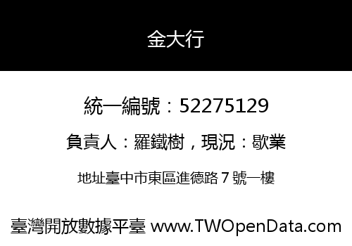 金大行