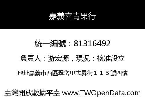 嘉義喜青果行