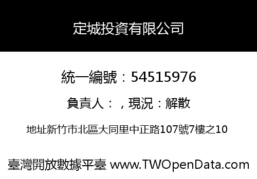定城投資有限公司