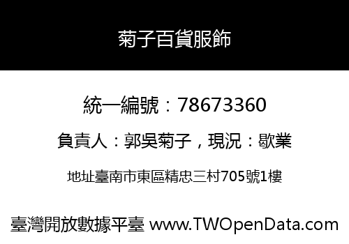 菊子百貨服飾