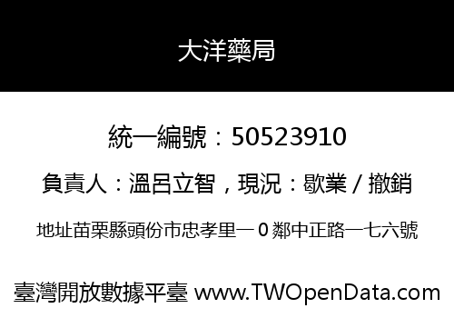 大洋藥局