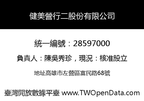 健美營行二股份有限公司