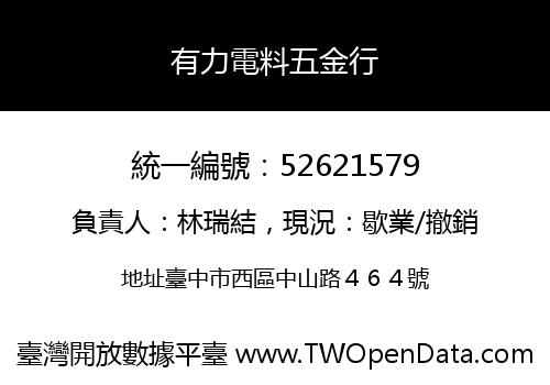 有力電料五金行