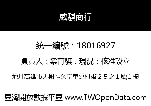 威騏商行