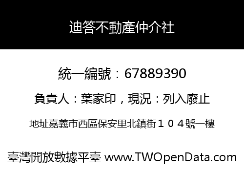 迪答不動產仲介社