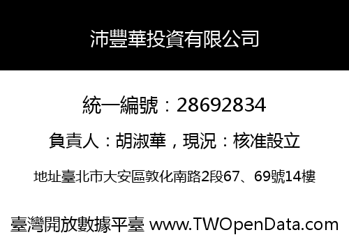 沛豐華投資有限公司