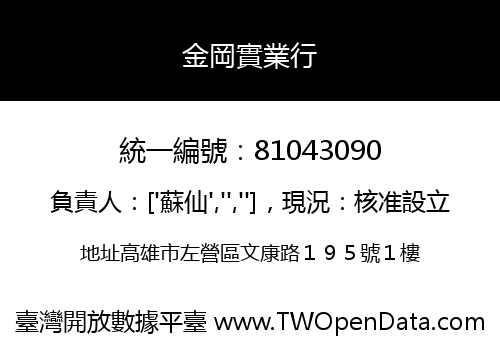 金岡實業行