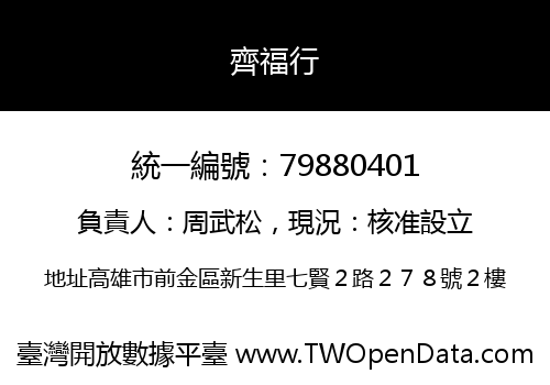 齊福行