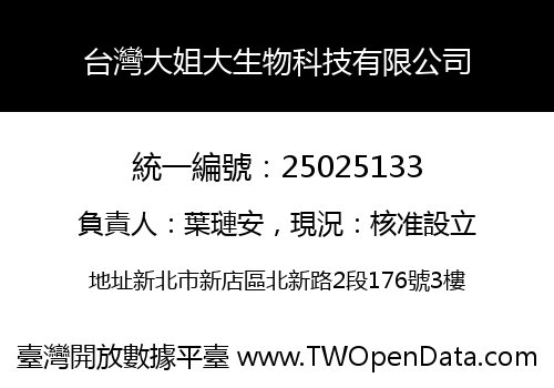 台灣大姐大生物科技有限公司