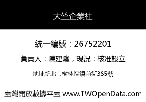 大竺企業社