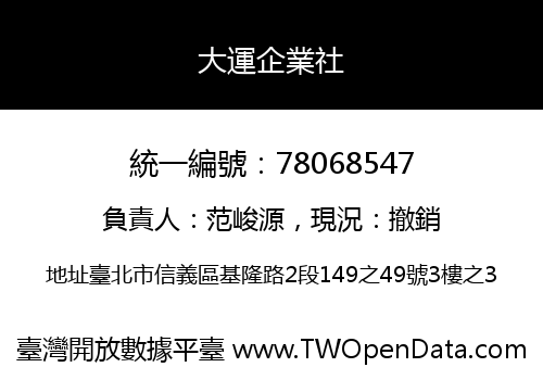 大運企業社