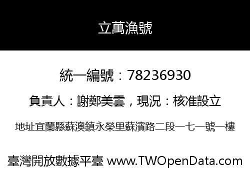 立萬漁號